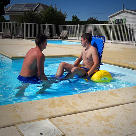 Camping Les Rioms : camping piscine à Barrou (37) près de La Roche-Posay